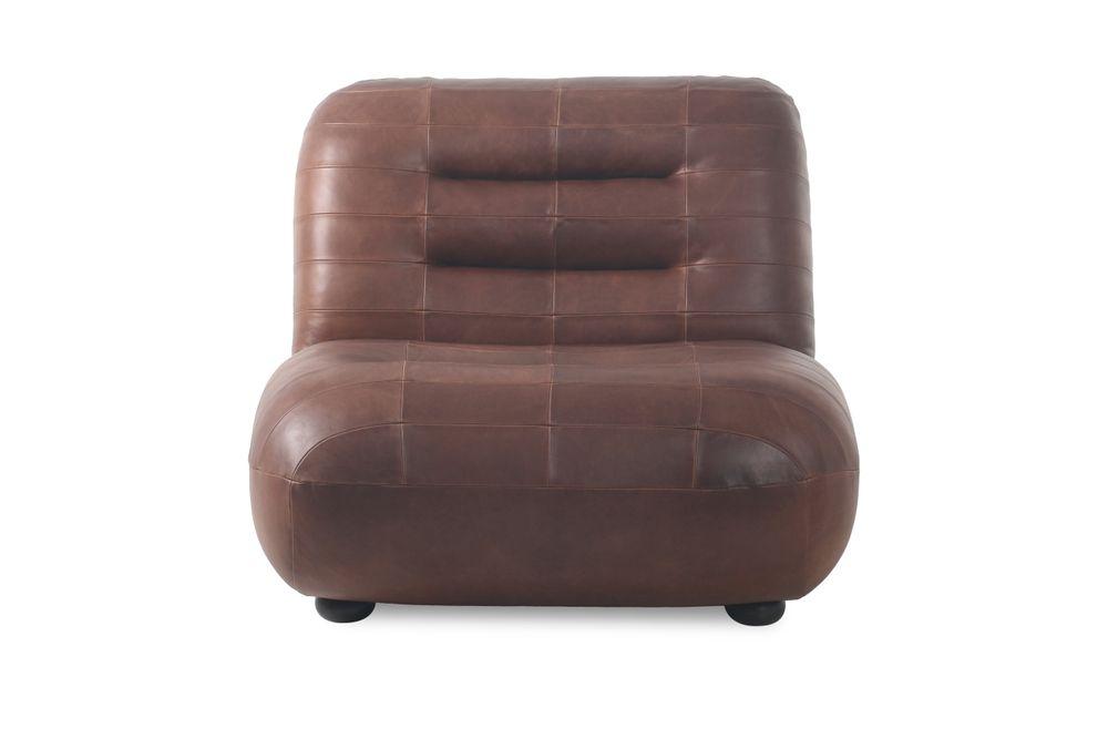 Dutchbone Wyatt Fauteuil Wax Leather Chocolate