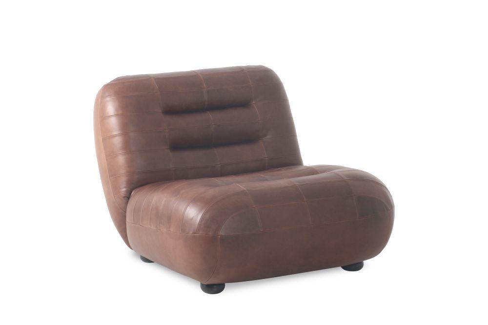 dutchbone Wyatt Fauteuil Wax Leather Chocolate