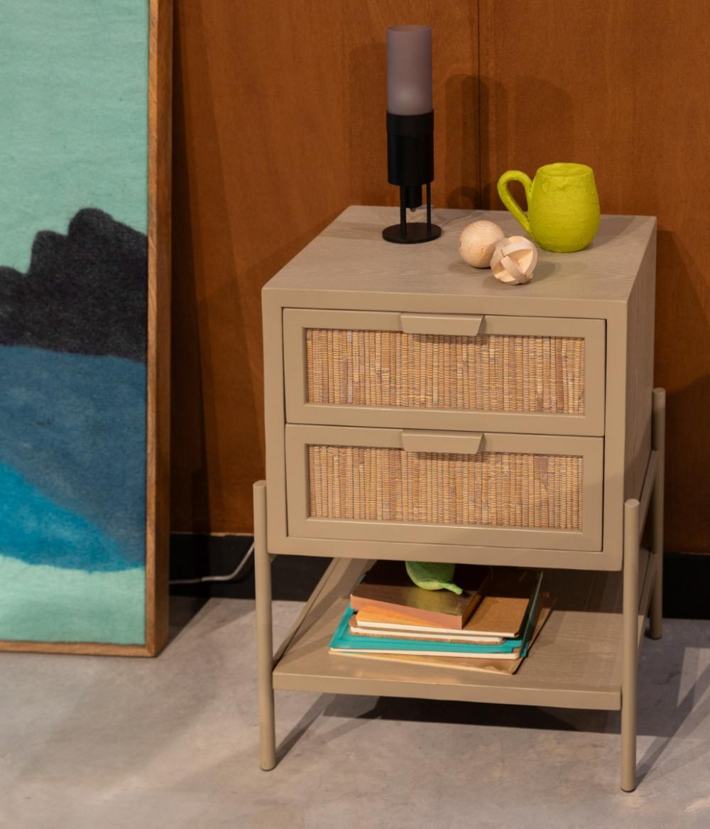 Dutchbone Yasu Bed Bijzettafel Beige