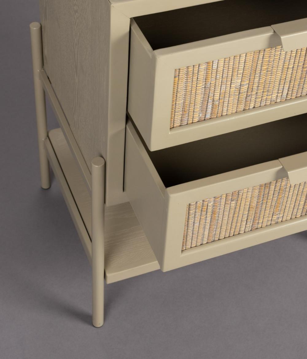 Dutchbone Yasu Bed Bijzettafel Beige