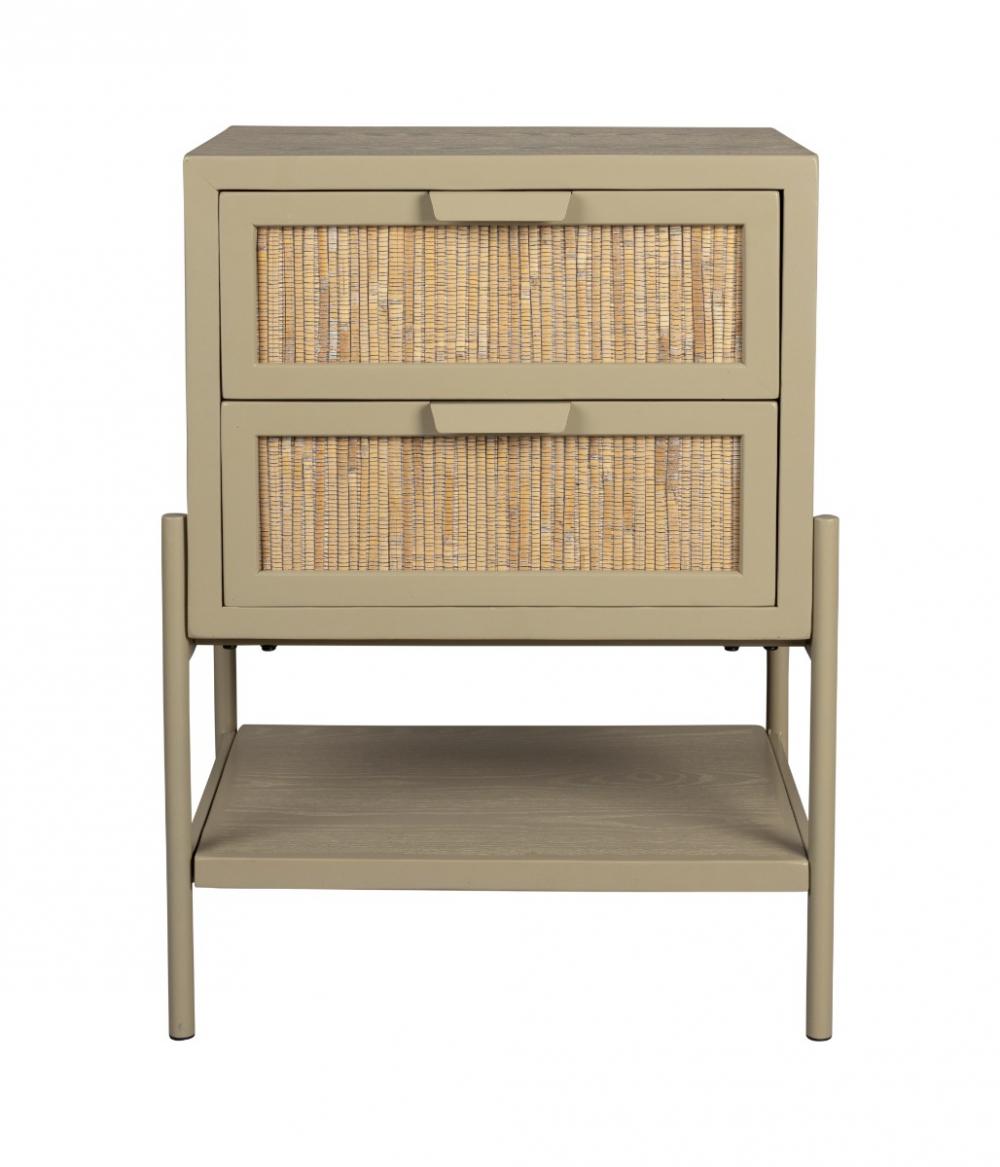 dutchbone Yasu Bed Bijzettafel Beige