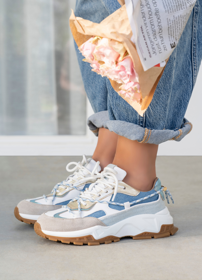 dwrs BONNEY denim - Sneakers | Champagne / Jeans