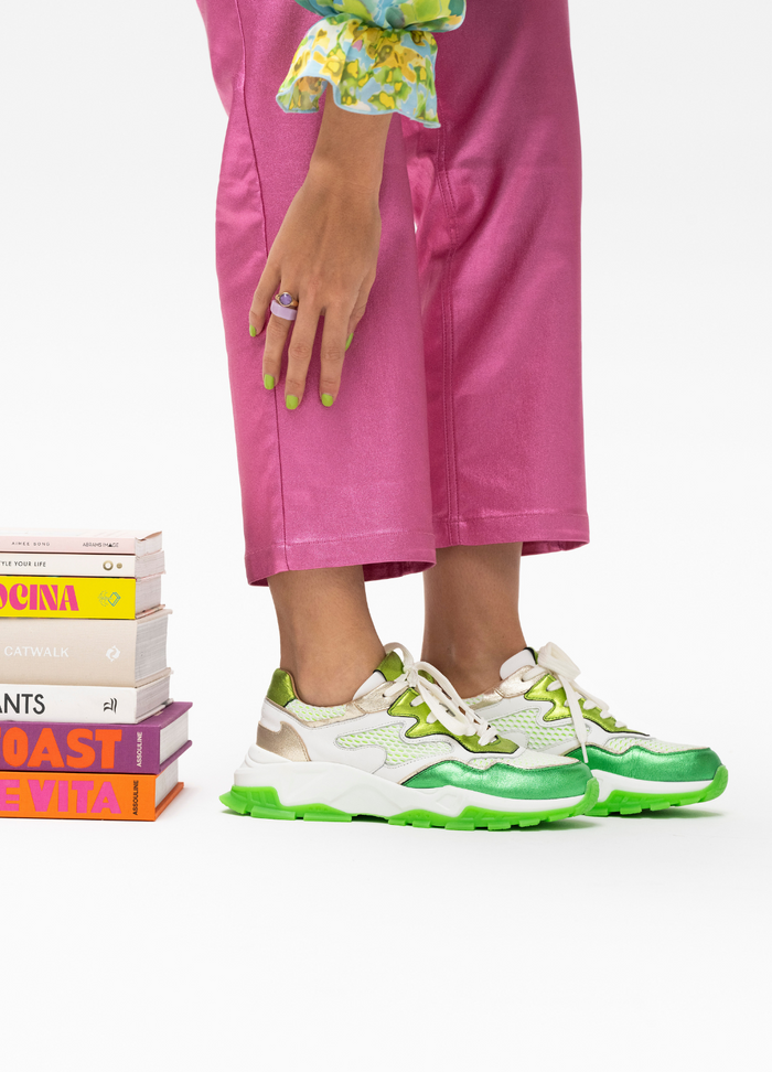 dwrs CHESTER mesh - Sneakers | White / Green