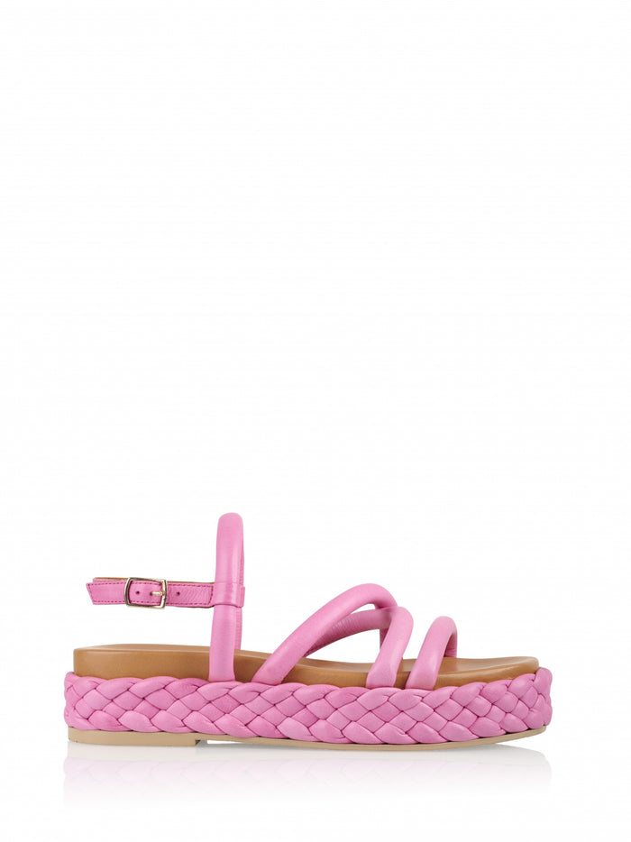 dwrs CYPRUS leer - Sandalen | Pink