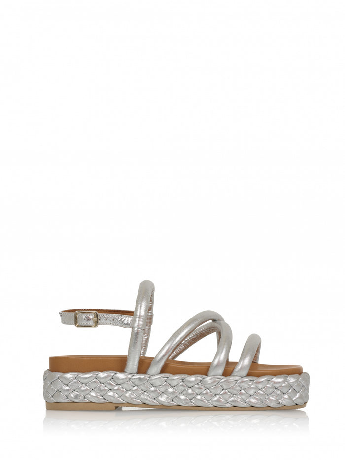 dwrs CYPRUS metallic - Sandalen | Silver