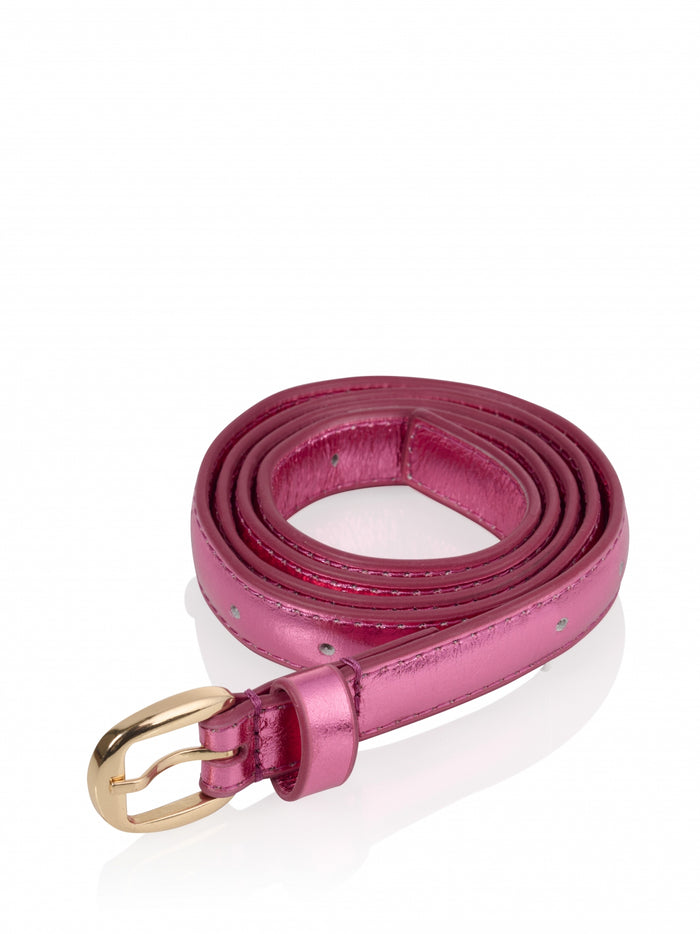 dwrs FIJI BELT metallic - Riemen | Pink