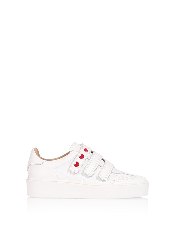 dwrs JAMAICA hearts - Sneakers | White / Red