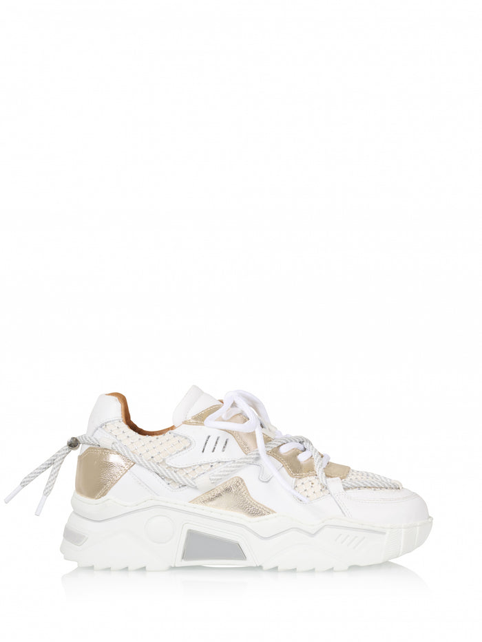 dwrs JUPITER stones - Sneakers | White / Champagne