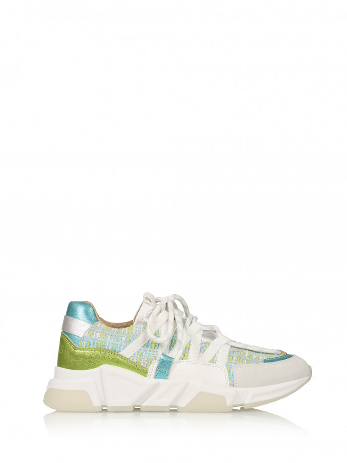 dwrs LOS ANGELES tweed - Sneakers | Apple / Silver