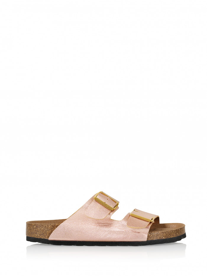 dwrs MADEIRA metallic - slippers | Rosé