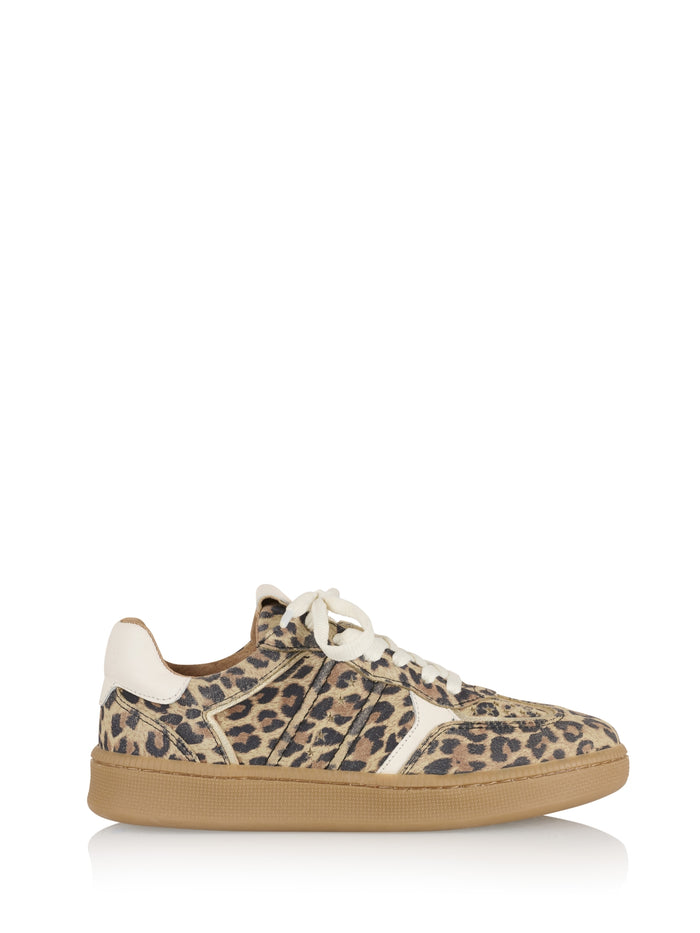 dwrs MIRABEL leopard - Sneakers | Cognac / Off white