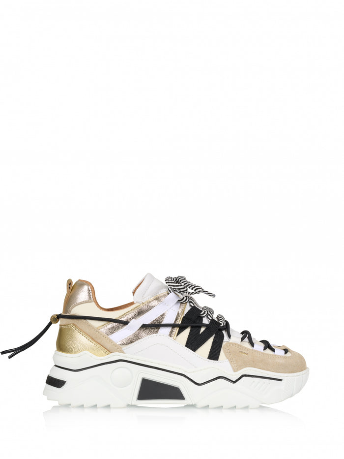 dwrs ORION metallic - Sneakers | Sand / Champagne