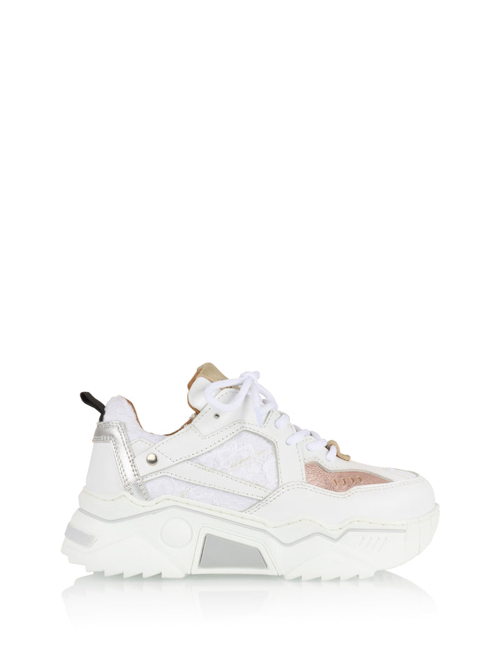 dwrs PLUTO KIDS mesh - Sneakers | White / Rosé