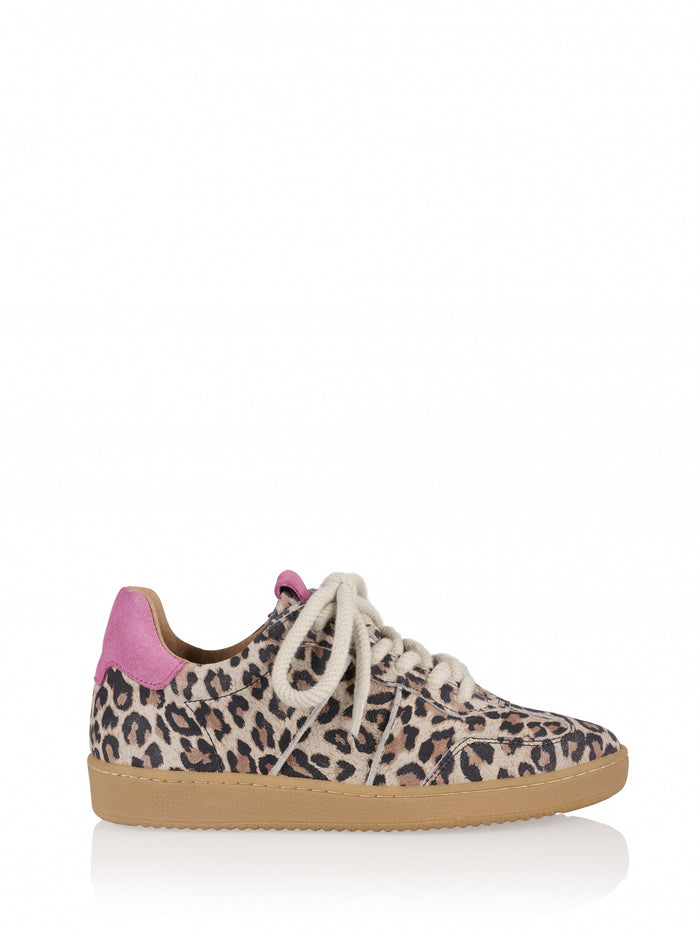 dwrs POONA leopard - Sneakers | Sand / Pink
