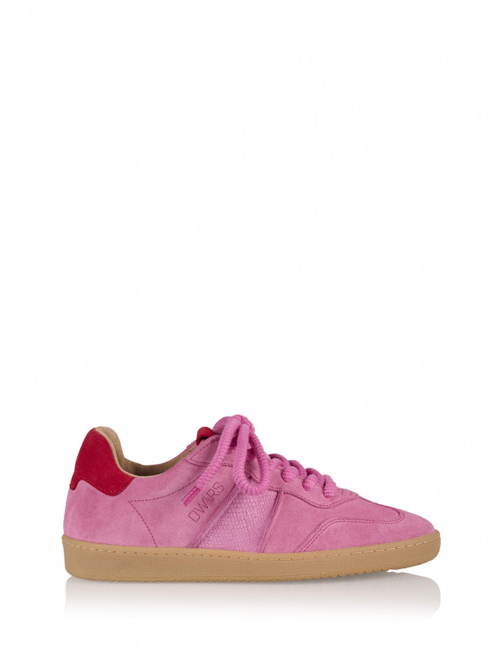 dwrs POONA suede - Sneakers | Pink / Red