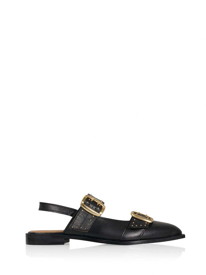 dwrs PORT ISABEL leer - Slingbacks | Black