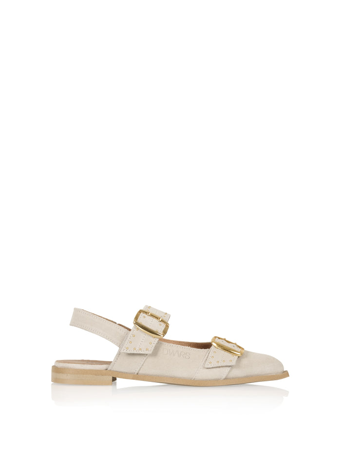 dwrs PORT ISABEL suede - Slingbacks | Sand