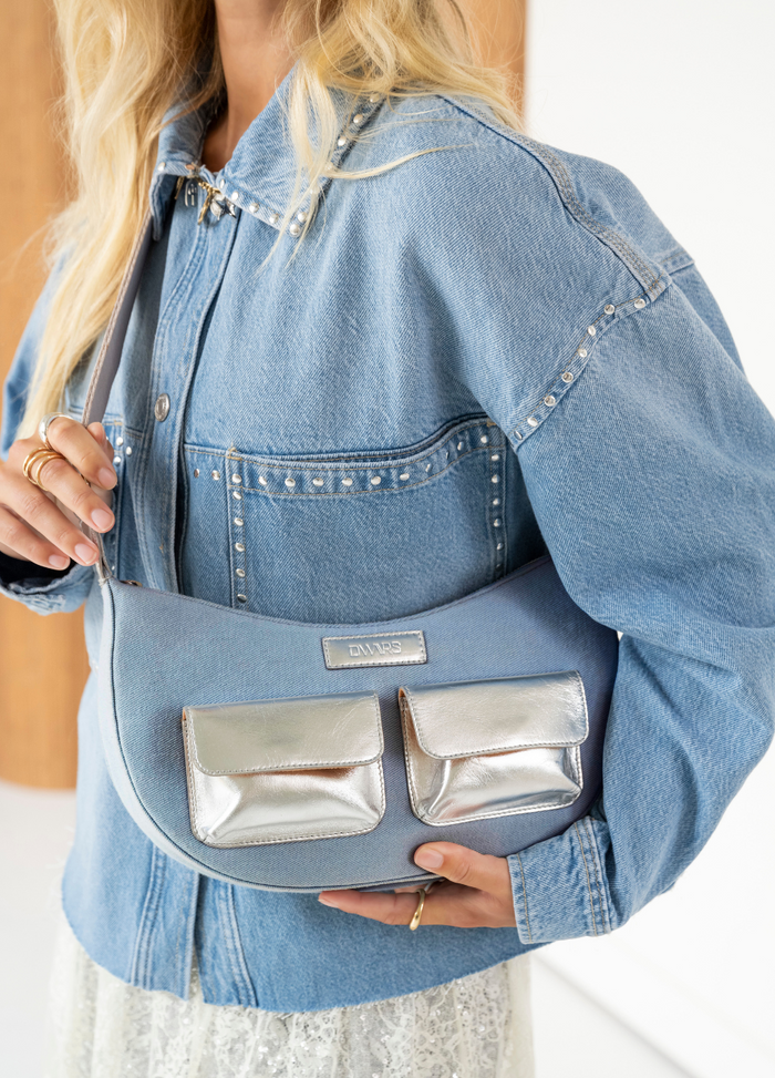 Dwrs ROSARIO BAG Denim - Tassen | Silver / Jeans