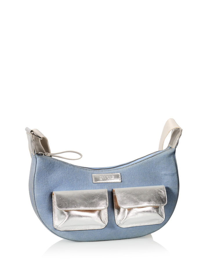dwrs ROSARIO BAG denim - Tassen | Silver / Jeans