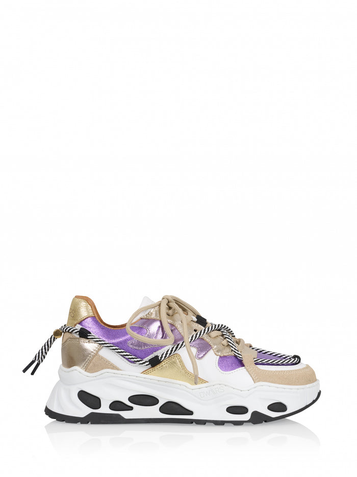 dwrs SATURNUS metallic - Sneakers | Lila / Champagne