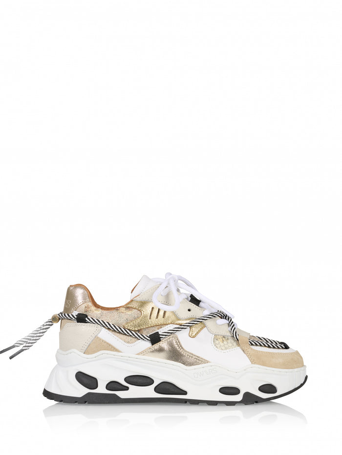 dwrs SATURNUS snake - Sneakers | Sand / Champagne