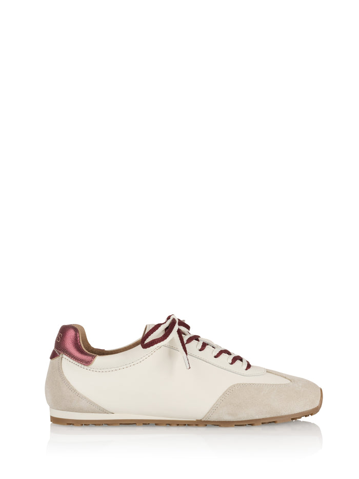 dwrs SAVA suede - Sneakers | Off white / Bordeaux