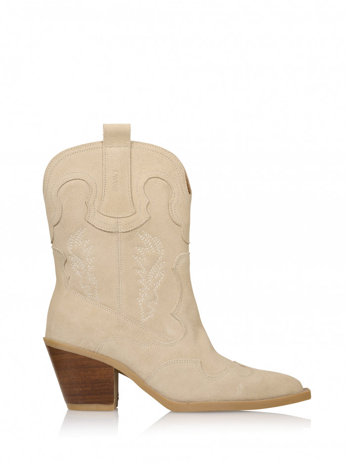 dwrs SILVI suede - Westernlaarzen | Sand