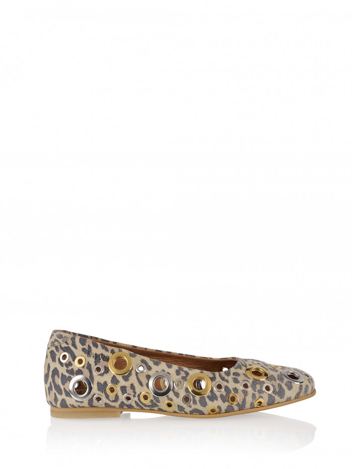 dwrs VENETO rings leopard - Loafers | Sand