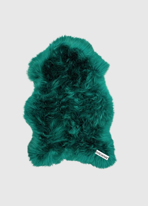 dyreskinn Schapenvacht | Groen | 100 x 65cm