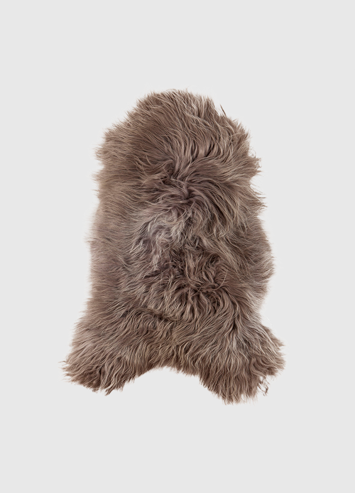 dyreskinn Schapenvacht IJslands | Taupe | 100 x 65cm