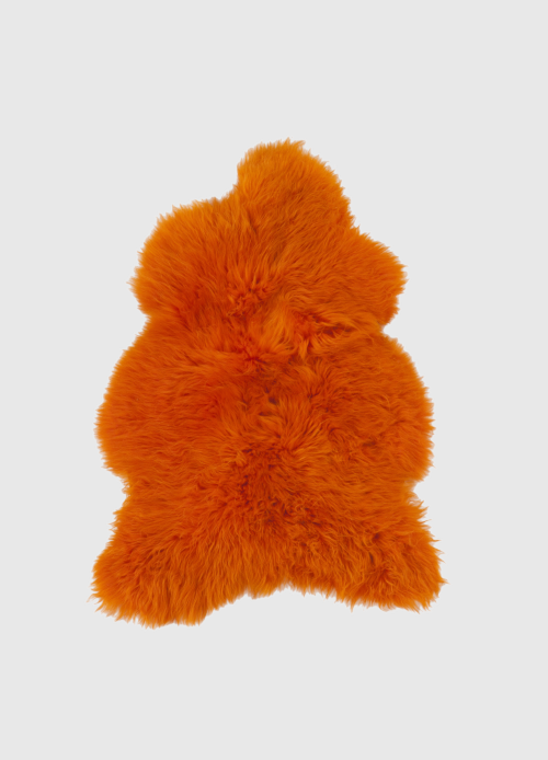 dyreskinn Schapenvacht | Oranje | 100 x 65 cm