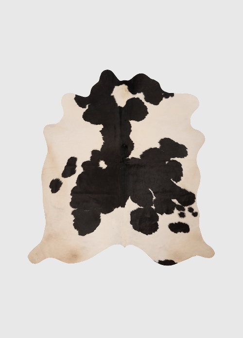 dyreskinn K827 | Unieke Koeienhuid XL | Zwart-wit | ca.210 x 180cm
