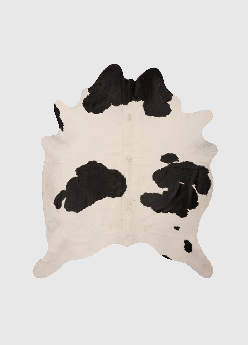 dyreskinn K828 | Unieke Koeienhuid XL | Zwart-wit | ca.210 x 180cm