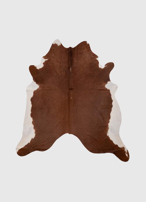 dyreskinn K887 | Unieke Koeienhuid XL | Bruin-wit | ca.210 x 180cm