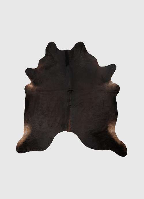 dyreskinn K892 | Unieke Koeienhuid XL | Donkerbruin | ca.210 x 180cm
