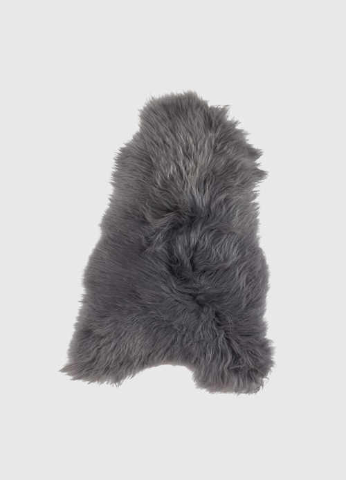 dyreskinn Schapenvacht IJslands | Donkergrijs | 100 x 65cm