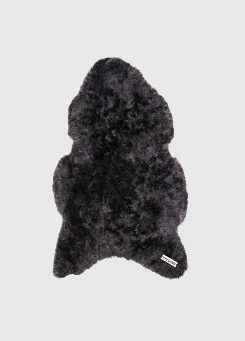 dyreskinn Schapenvacht IJslands | Donkergrijs kort | 100 x 65cm