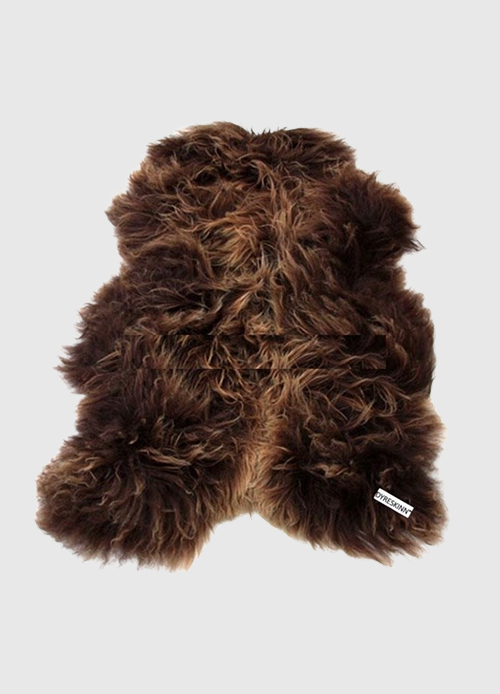 dyreskinn Schapenvacht IJslands | Natural bruin | 100 x 65cm