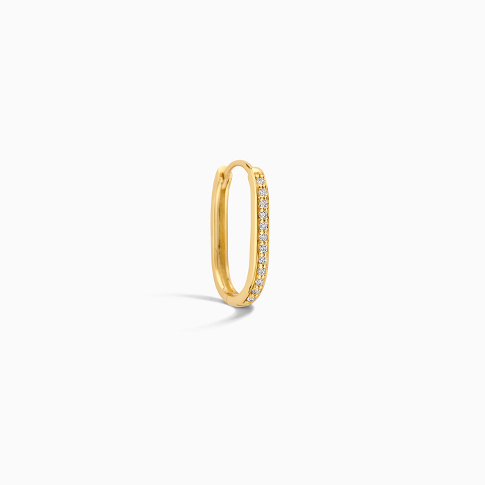 eline rosina Single Diamond Icon Hoop