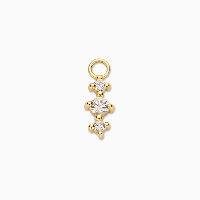 eline rosina Single Trio Hoop Charm
