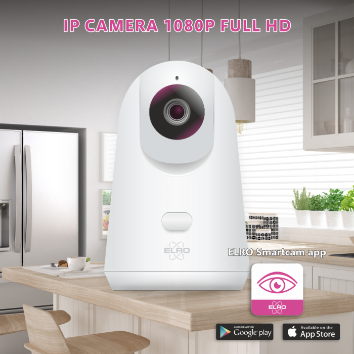 elro 1080P Full HD Pan/Tilt IP Wifi Beveiligingscamera (CC4000)