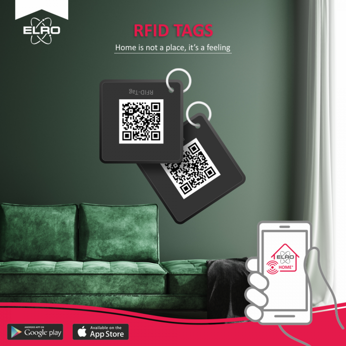 elro Alarmtags voor ELRO AS90S Home+ Alarmsysteem (AS90TA2)