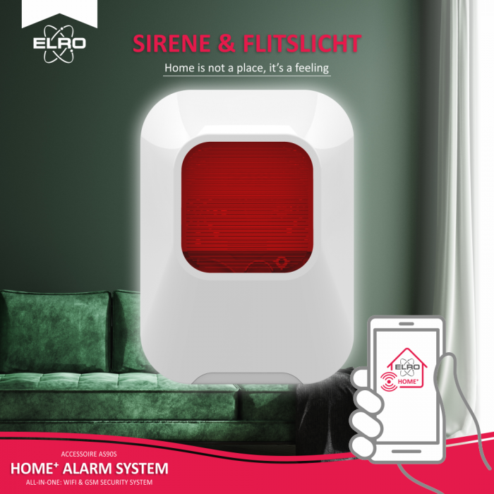 elro Binnensirene voor ELRO AS90S Home+ Alarmsysteem (AS90SRA)