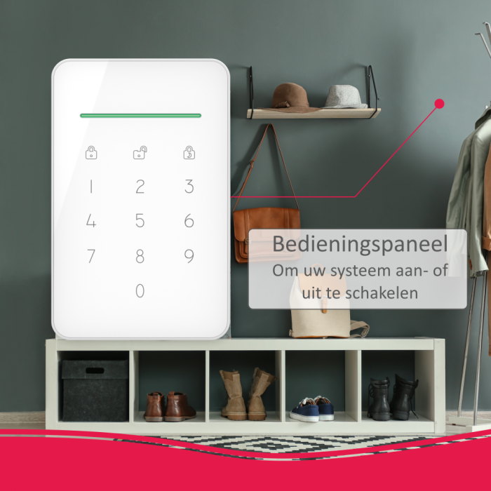 elro Controlepaneel voor ELRO AS90S Home+ Alarmsysteem (AS90KEA)