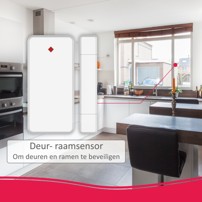 elro Deur/Raam Sensor voor ELRO AS90S Home+ Alarmsysteem (AS90MA)
