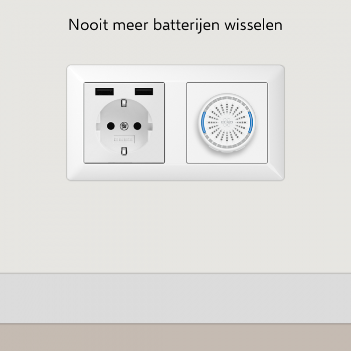 Elro Draadloze Deurbel Set – Met 2 Compacte Plug-In Ontvangers (DB2000PL-P1C2W)