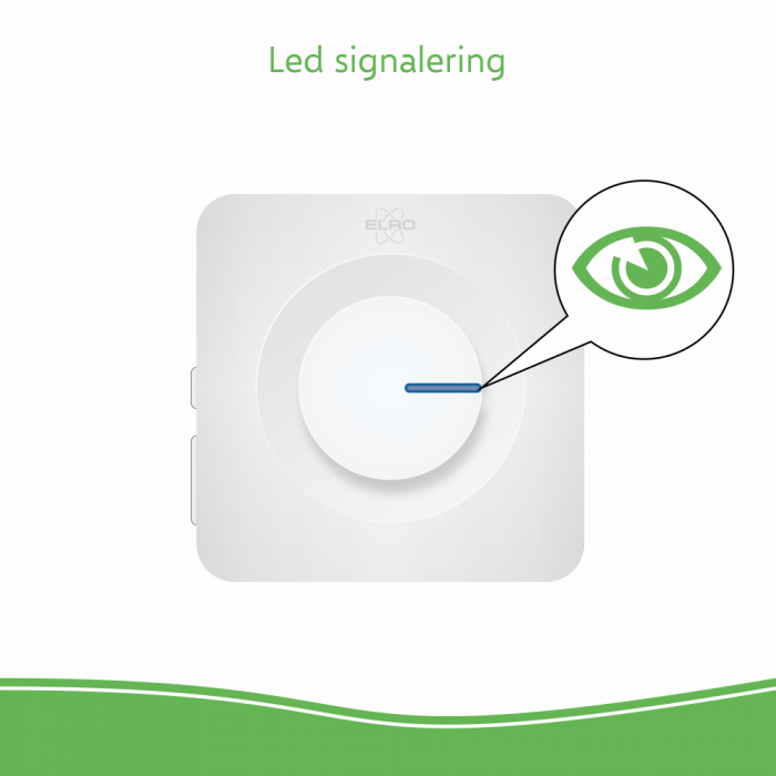 Elro Draadloze Deurbel Set – Met Ontvanger Op Batterij - Wit (DB3000-P1C1W)