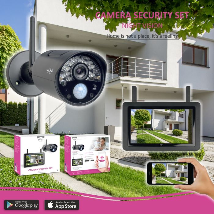 elro Draadloze HD Beveiligingscamera Set met 7” scherm en app (CZ30RIPS) elro Draadloze HD Beveiligingscamera Set met 7” scherm en app (CZ30RIPS)