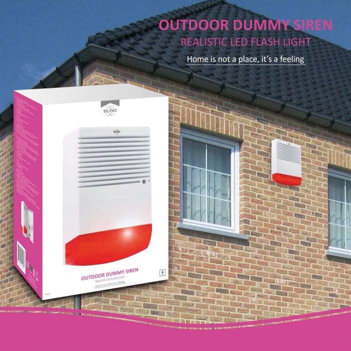 elro Dummy Alarmsirene met Knipperend LED Licht (ADS1F)
