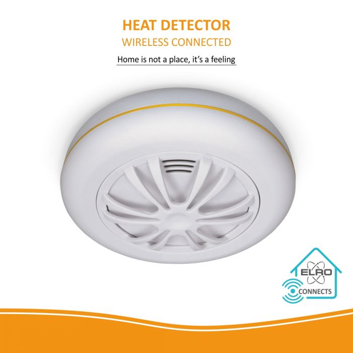 elro Draadloos Koppelbare Hittemelder (FH3801R)